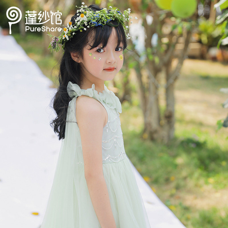 pureshare蓬纱馆 女童礼服新款夏季公主裙高端儿童演出服走秀女孩,淘宝优惠券,粉丝福利购,淘宝优惠卷