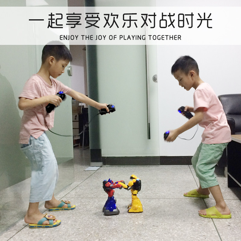 智能体感格斗对战机器人遥控6玩具 三合母婴电动/遥控机器人