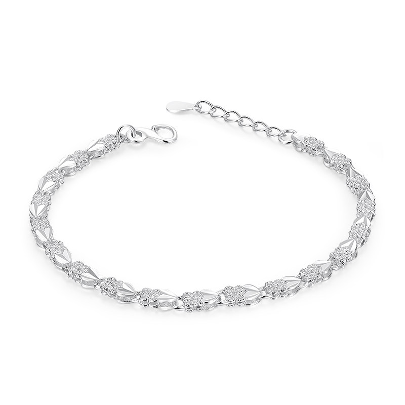 四叶草女999轻奢小众设计送女友 蓝云雀手链