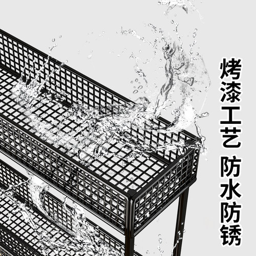 门后夹缝置物架10cm夹缝柜极窄款收纳架卫生间缝隙浴室窄边收纳柜 - 图3