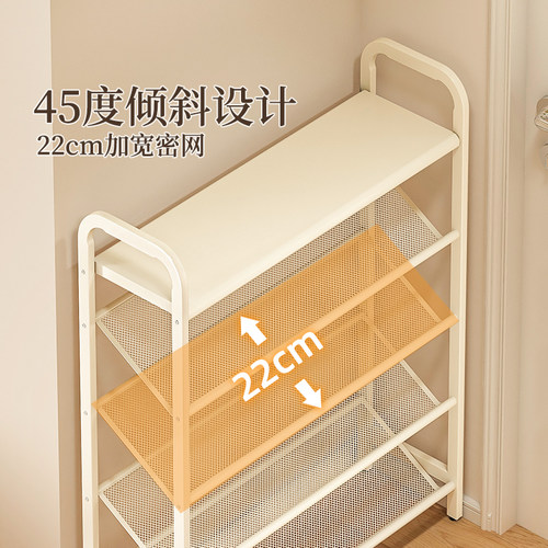 鞋架家用多层小窄门口入户门简易鞋柜出租房用鞋架子门口置物架 - 图2