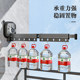 Foldable suction cup clothes drying rack without punching holes