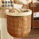 High-looking imitation rattan dirty clothes basket for home use large-capacity dirty clothes basket for dirty clothes storage basket dormitory laundry basket