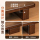 Computer elevated solid wood desktop monitor stand