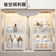 Pull-out layered storage box for storage rack under bathroom cabinet