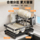 Stainless steel multifunctional countertop sink dish drainer