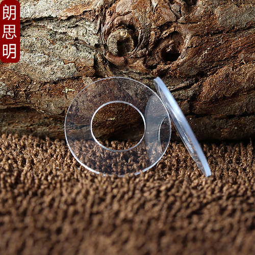 超薄透明PVC螺丝塑料垫片圆形塑胶垫圈耐高温绝缘平垫PET硬介子 - 图0