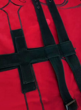 圣徒之战 原创暗黑哥特十字领带项圈配饰