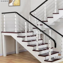 Staircase Armrest Guardrails Indoor Loft Fence Balcony Railing Villa Duplex stairs pvc Brief Plum Blossom Post