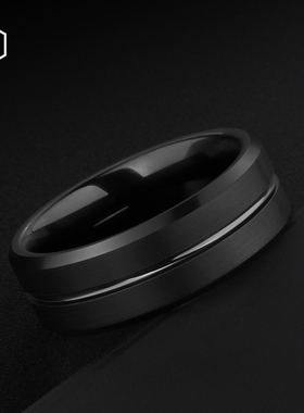 MOKANI时尚百搭钨金戒指不掉色