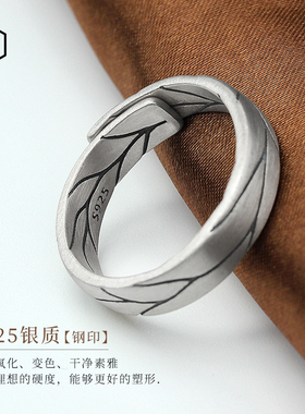 梦卡妮s925银指环纯银复古文艺