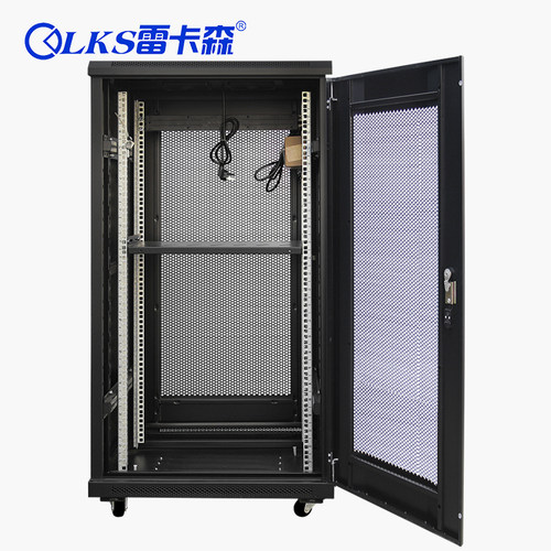 雷卡森机柜交换机服务器专用K1-6622加厚22u24u标准19寸600/900/1000深厂商直供13%增票包邮网络服务器机柜 - 图2