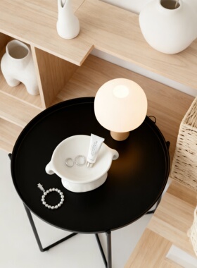 简约陶瓷双耳碗客厅卧室摆件