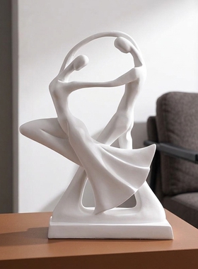 现代简约抽象人物雕塑摆件