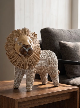 手工羊毛毡可爱小马摆件