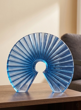 蓝色条纹大肠发圈高级感盘发