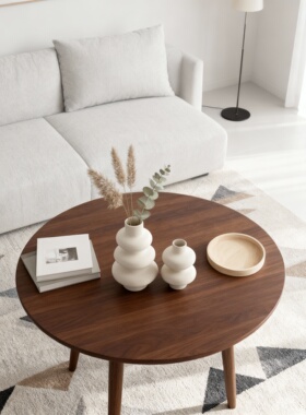 意式极简波浪造型花瓶摆件