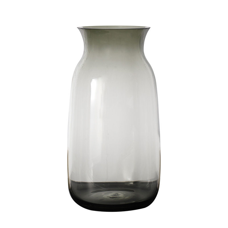 北欧轻奢水培玻璃花瓶简约束口花器客厅餐桌鲜花插花瓶装饰品摆件,淘宝优惠券,粉丝福利购,淘宝优惠卷