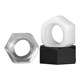 Insulated flame retardant nylon nut