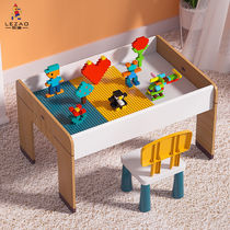 Lezo building blocks table early to teach baby boys birthday toy boys and girls gift game desktop 1-3-6 years 80c