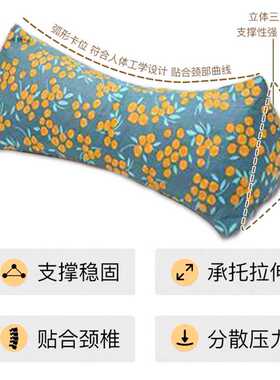荞麦枕三角枕颈椎护颈枕多功能枕颈椎枕荞麦壳枕头家用睡眠颈椎枕