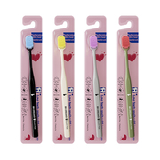 沐暄炫彩宽头软毛牙刷4支