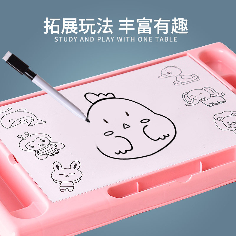 儿童积木桌子多功能拼装益智积木 宏腾玩具建构/拼插积木