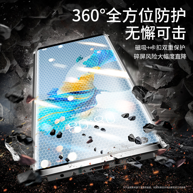 华为Mate40e手机壳Mate40pro+保护套mete玻璃全包防摔mt40e奢华mte素皮版m40新款meta男por女潮美特适用E魅特-图2