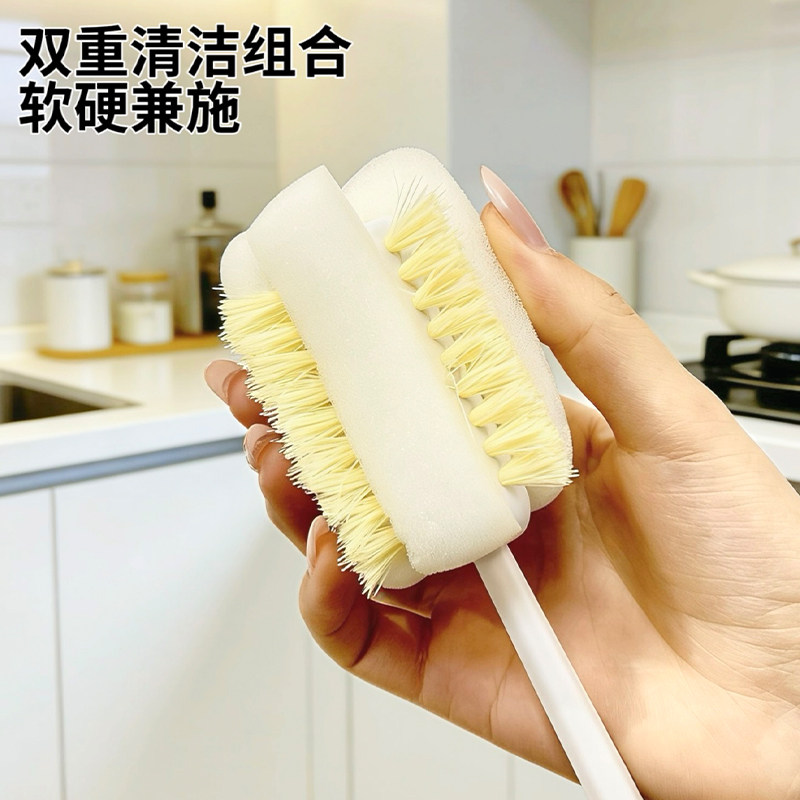 清洁杯刷长柄刷子家用洗杯刷奶瓶水杯无死角厨房杯子瓶子清洁神器,淘宝优惠券,粉丝福利购,淘宝优惠卷