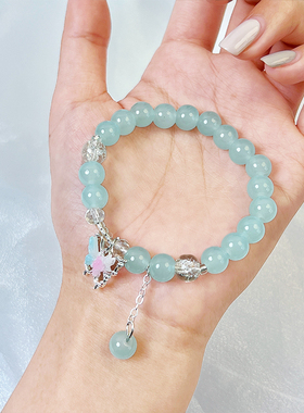 学生琉璃串珠手链仿水晶