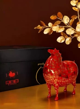 马上有福摆件国潮装饰品客厅书房