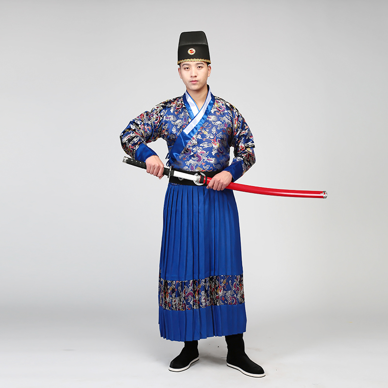 明朝锦衣卫衣服男曳撒飞鱼服装绣春刀蟒袍明制汉服古代武侠风秋冬 - 图1