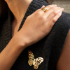 Ribbon ring women's ring light luxury niche high-end sense