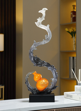 大号入户玄关摆件财福双收