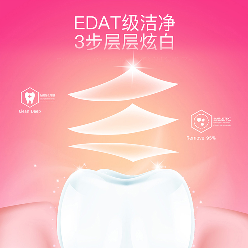 ultradex口喷薇娅推荐smilelab牙贴 UltraDex海外牙齿美白脱色剂