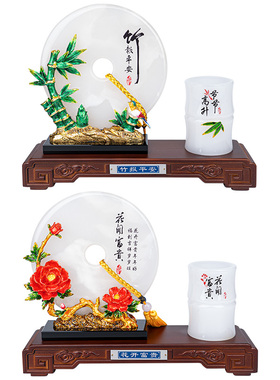 领导同事商务风礼品定制桌面摆件