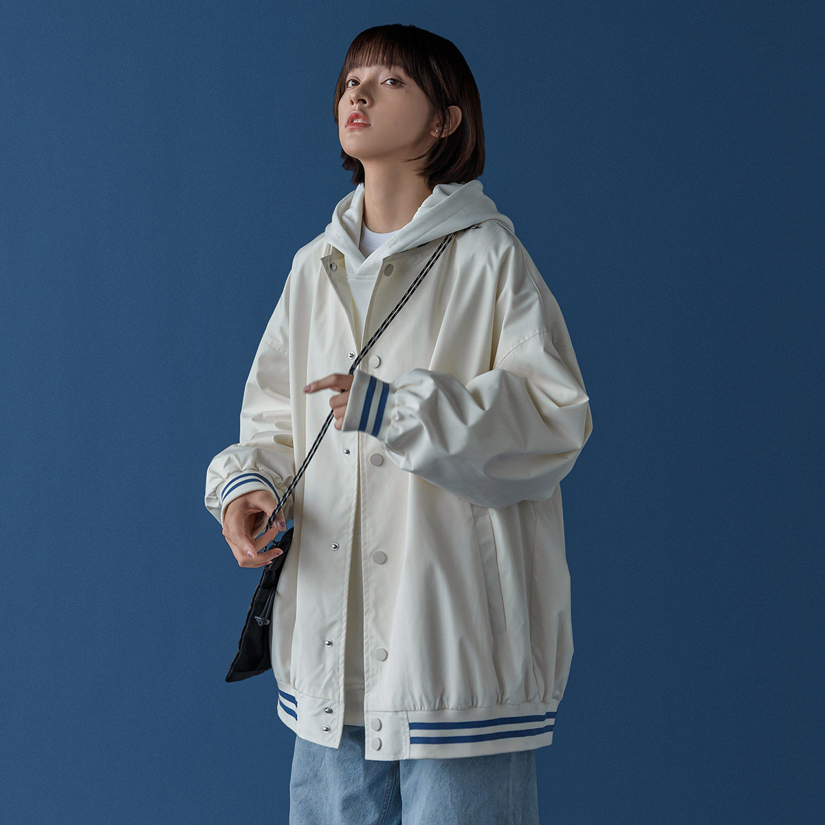 棒球服春秋季短款ins潮美式夹克 瑞帝驰短外套