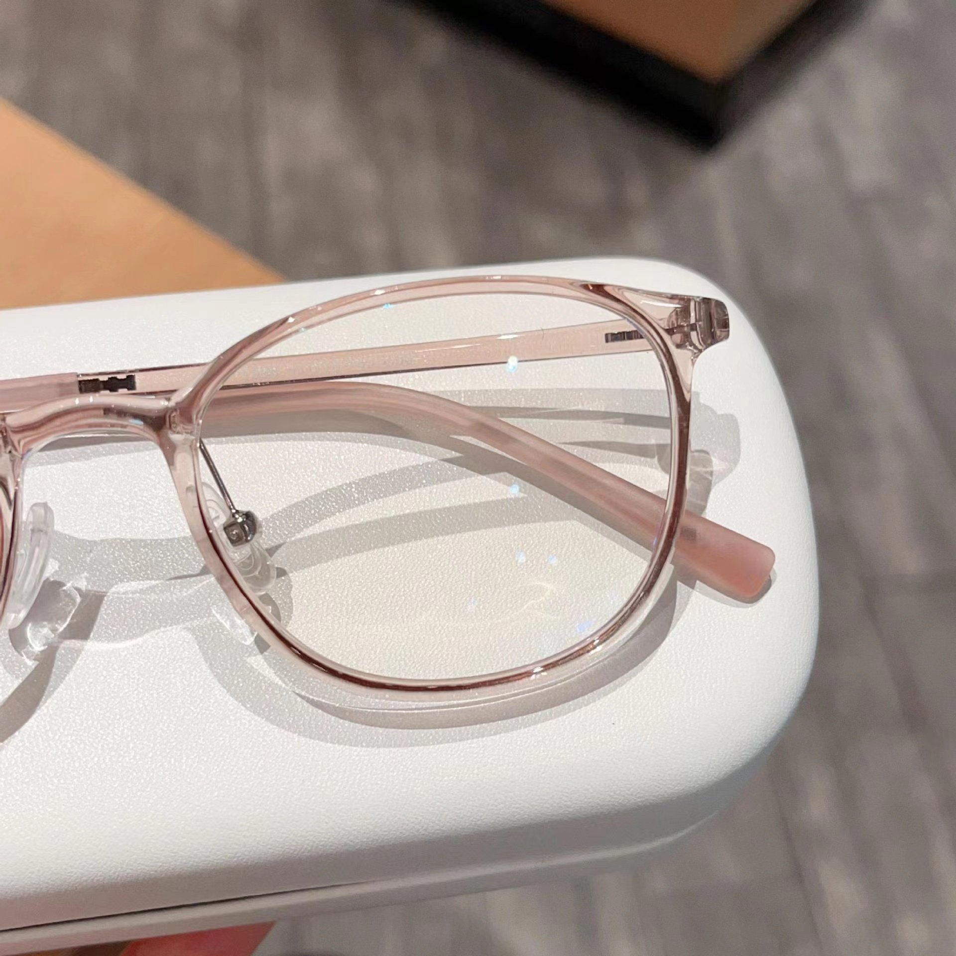 超轻TR90透明粉全框女生素颜框可配度数男生渐变色近视镜框防蓝光,淘宝优惠券,粉丝福利购,淘宝优惠卷