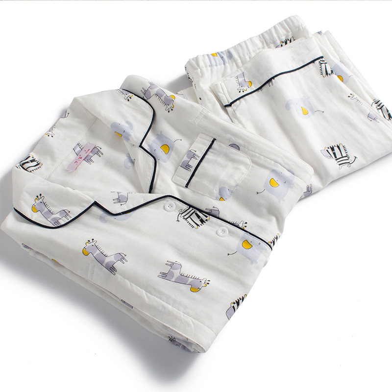 夏薄款月子服棉纱纯棉产后8七睡衣 梦蜜outlets店家居服套装