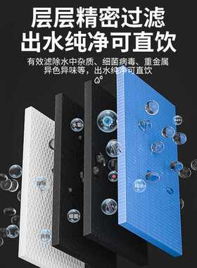 PP活性炭阻垢三合一PAC滤芯 RO反渗透膜超滤膜800G净水器专用滤芯