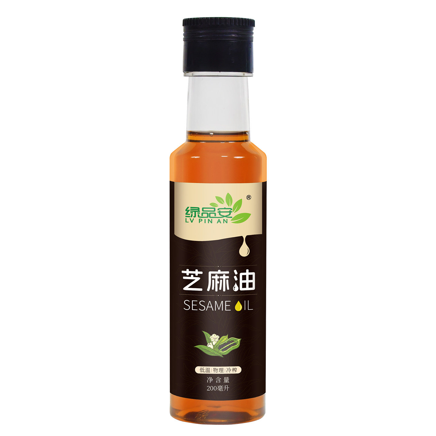 绿品安小磨芝麻油200ML火锅蘸料农家压榨凉拌炒菜香油纯芝麻油,淘宝优惠券,粉丝福利购,淘宝优惠卷