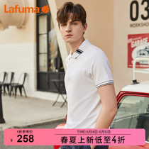 LAFUMA Lefei Leaf Outdoor Fashion Turtlenecks Summer Polo Shirt Man Short Sleeve T-shirt Xinjiang Pure Cotton LMTS1BS61