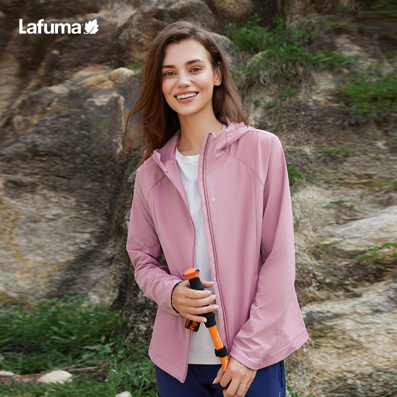 LAFUMA乐飞叶户外CORDURA耐磨软壳衣女登山防泼水夹克外套女上衣,淘宝优惠券,粉丝福利购,淘宝优惠卷