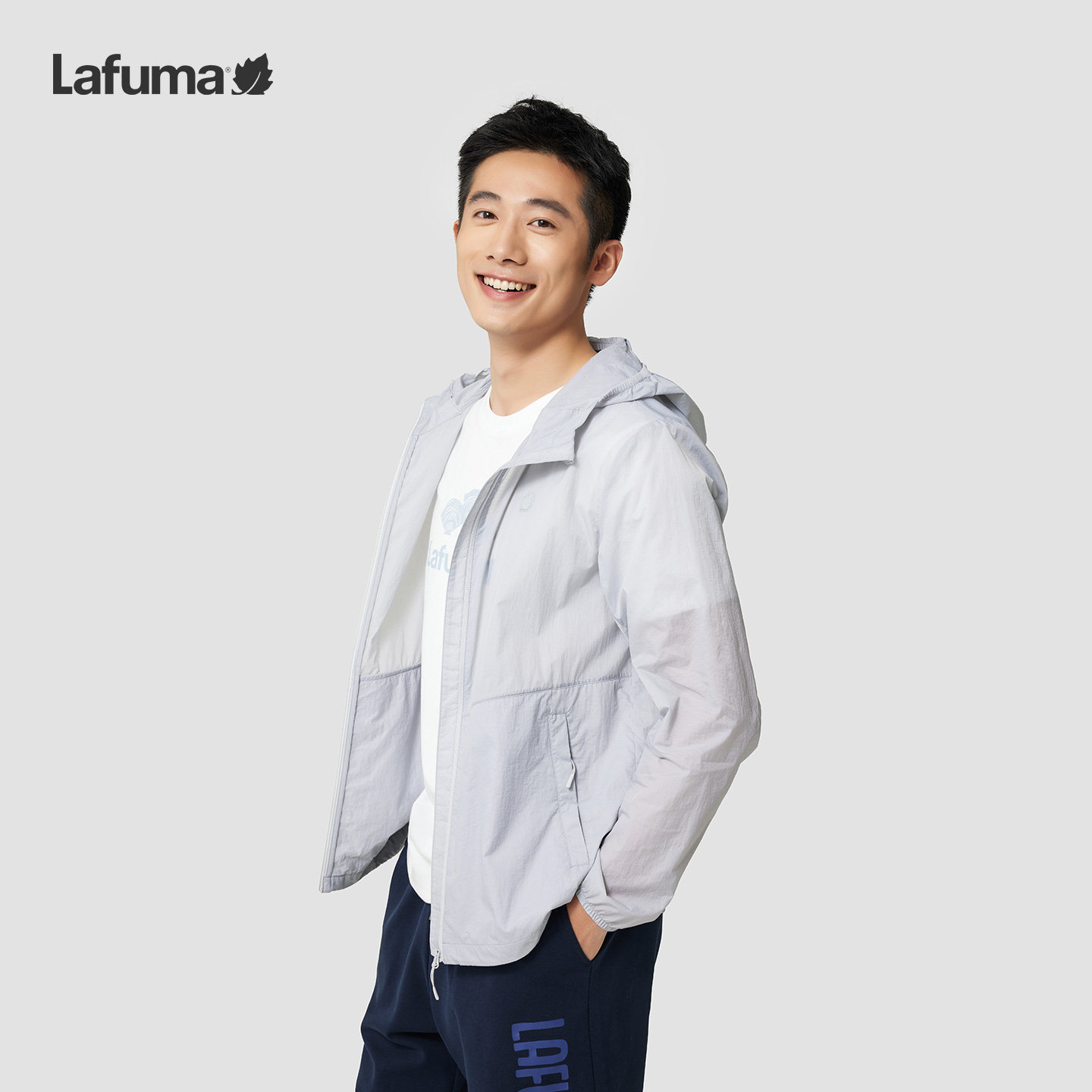 LAFUMA户外休闲防泼水UPF40+防晒衣外套男防紫外线运动风衣专供,淘宝优惠券,粉丝福利购,淘宝优惠卷