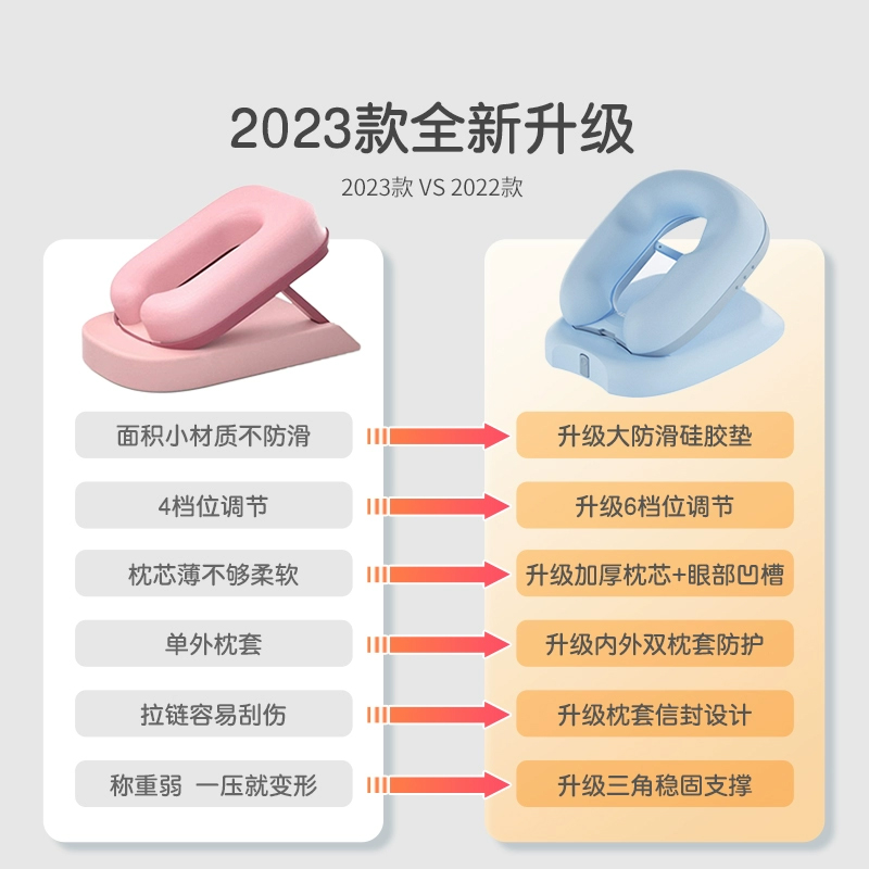 匹鲁儿童午睡枕小学生趴睡枕午休枕头教室桌上睡觉午睡神器趴趴枕 - 图1