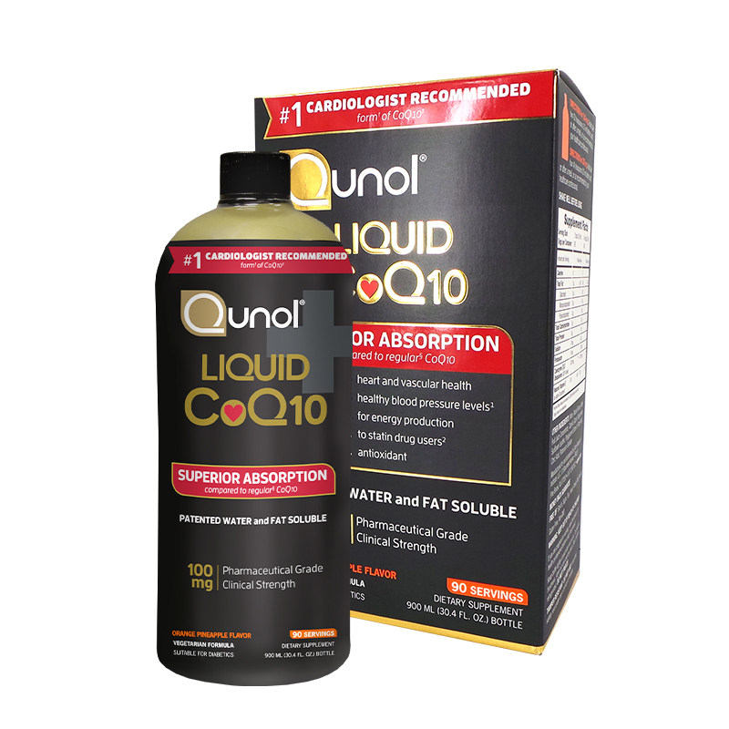 qunol酋诺液体ql0q10 900ml q辅酶 Qunol海外辅酶Q10