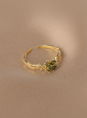 花迹珍珠戒指女轻奢小众