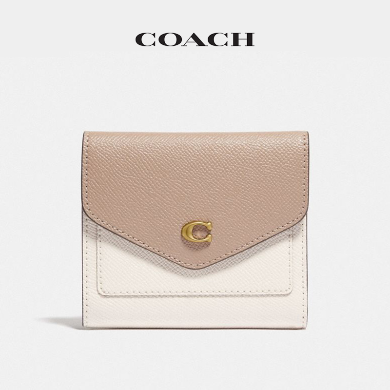 COACH/蔻驰女士拼色WYN小号钱包-图0