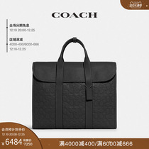 COACH GUCCI MENS CLASSIC SIGN LEATHER GOTHAM BRIEFCASE