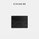 Coach Classic Logo Canvas Card Holder